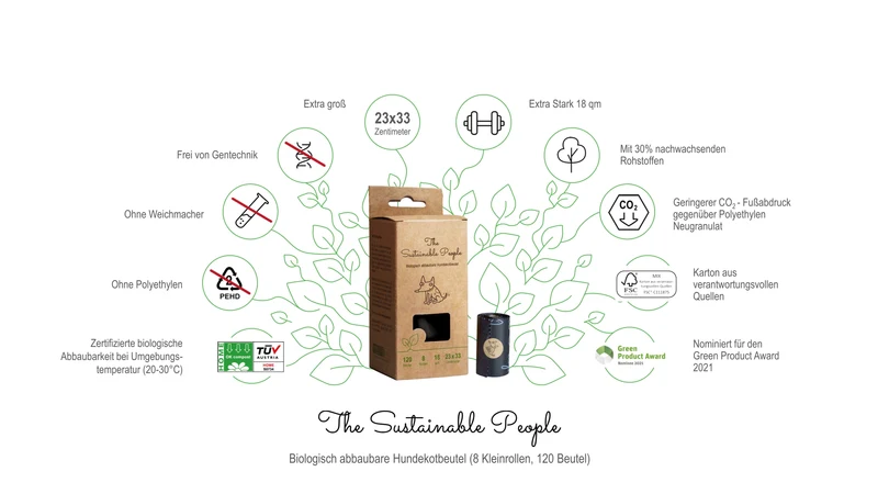 The Sustainable People | Hundekotbeutel - biologisch abbaubar