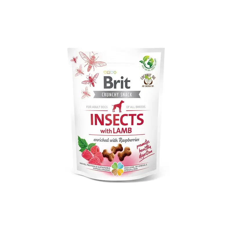 Brit Care Dog Crunchy Insectos Cordero 6x200g