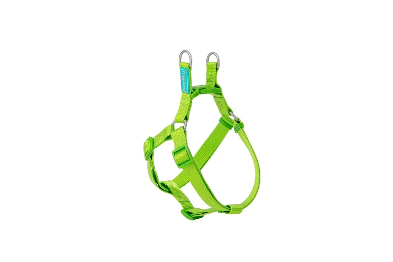 Freedog Arnés Nylon Tipo A Verde Lima, 10 mm 20/36 cm