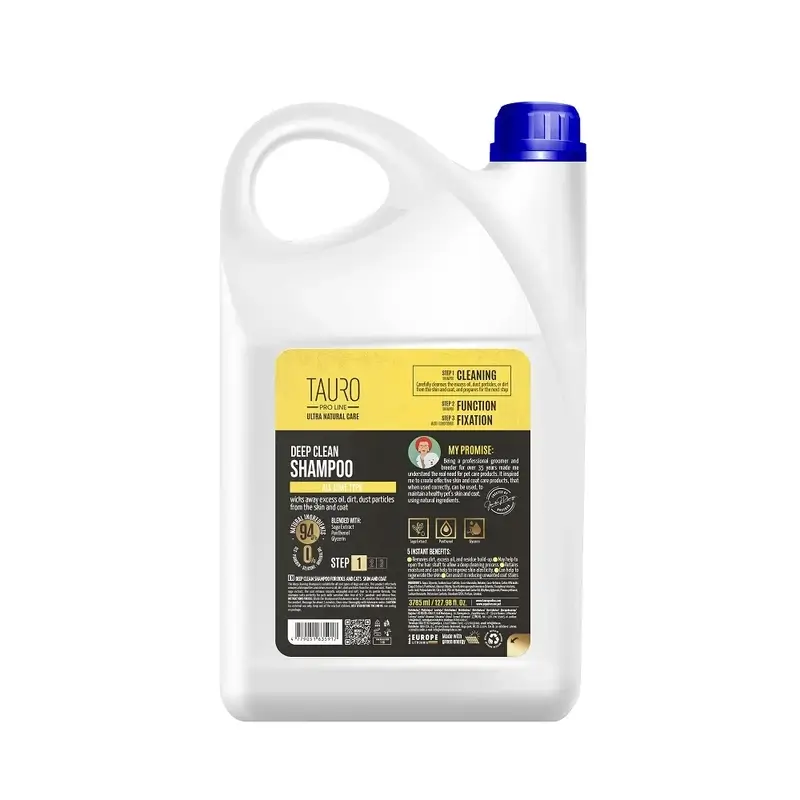 Tauro Pro Line Champu Deep Clean, 3785 ml