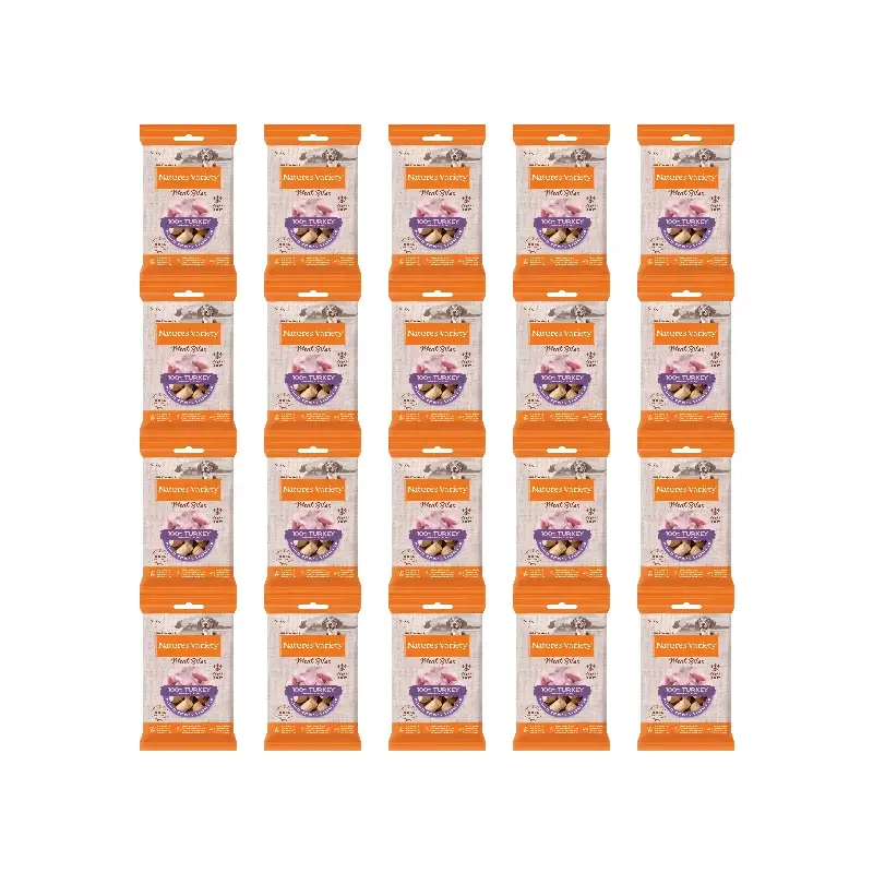 Nature'S Variety Toppers Liofilizados Para Perros, Con Pavo, Natural, 20 x 20 gr
