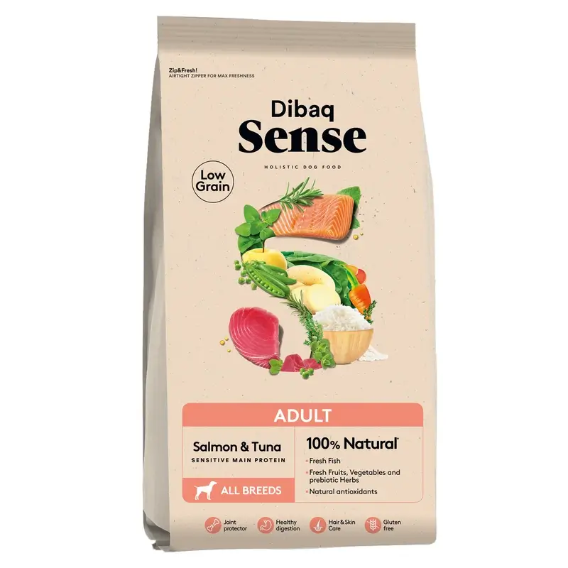Dibaq Sense Pienso Perros Low Grain Pescado Adulto, 2 kg