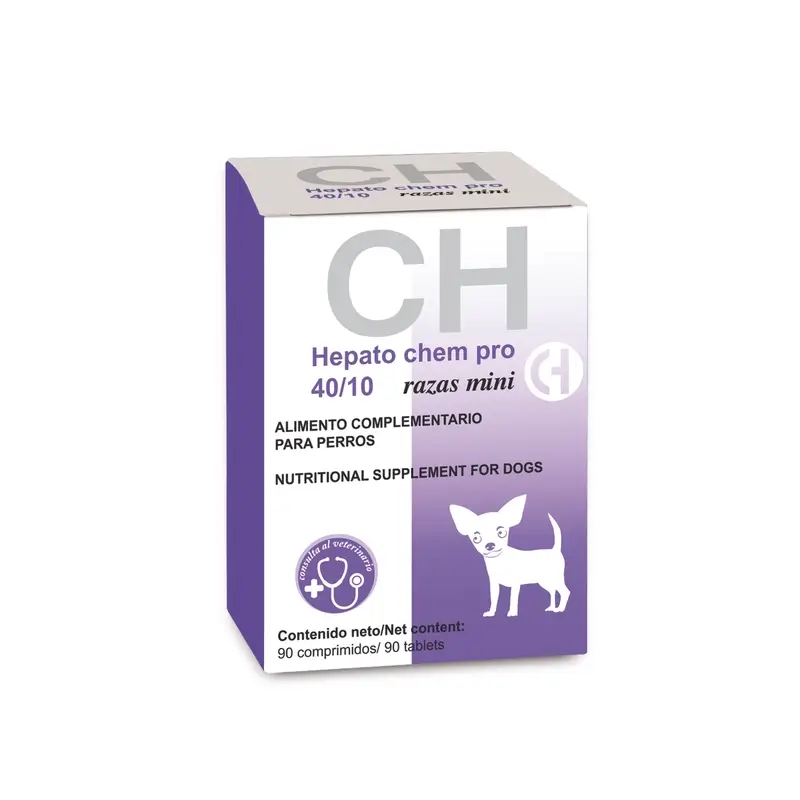 Chemical Hepato Chem Pro 40/10 Razas Mini, 90 Comp