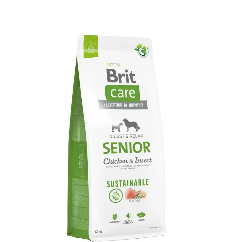 Brit Care Dog Sust- Senior Pollo 12Kg