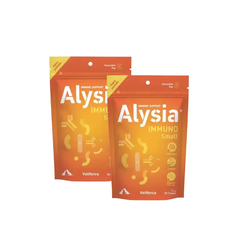 Alysia suplemento inmunológico perros 30 chews, pack 2
