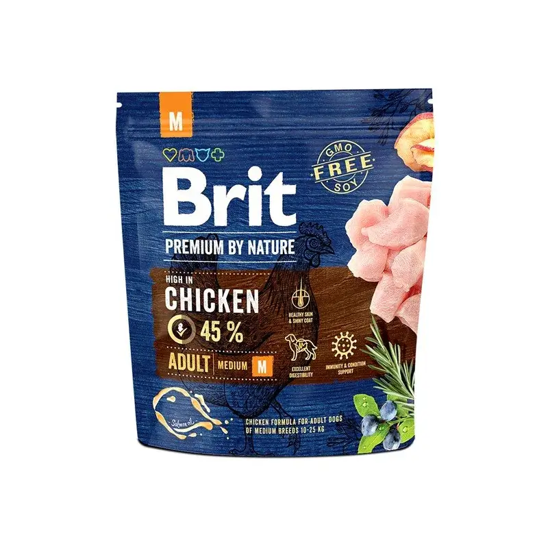 Brit Premium Dog Nature Adult Mediano 1 kilo