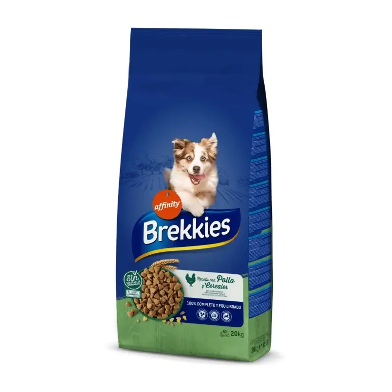 Brekkies Pienso Dog Receta Con Pollo, 20 kg