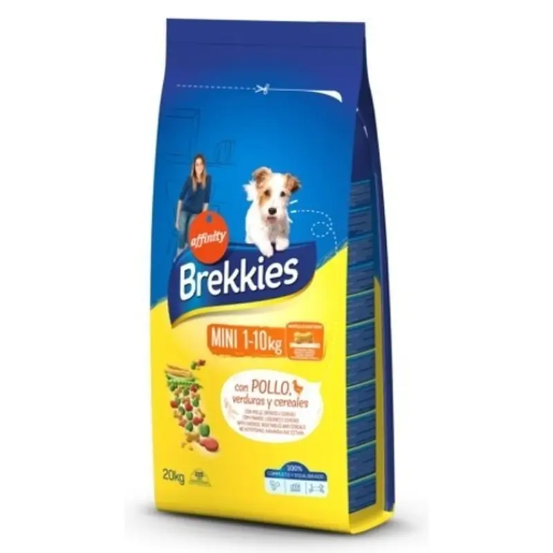 Brekkies Pienso Dog Mini Chicken, 20 kg