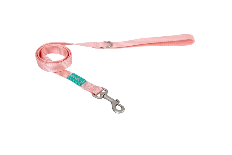 Freedog Correa Nylon Basic Rosa, 10 mm 120 cm