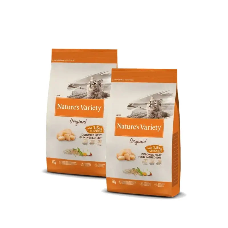 Nature'S Variety Canine Original Adult Mini Pollo, Pack 2 x 7 kg, pienso para perros