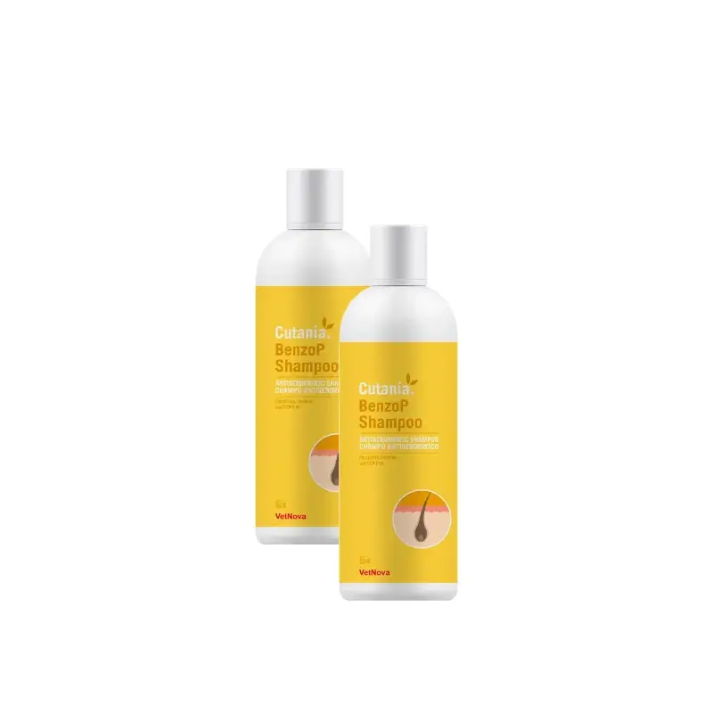 Vetnova Cutania BenzoP Shampoo 355 ml, pack 2