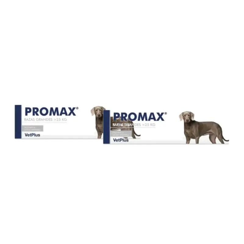 Promax Pack 2 x 30 ml, complemento antidiarreico para perros de raza grande