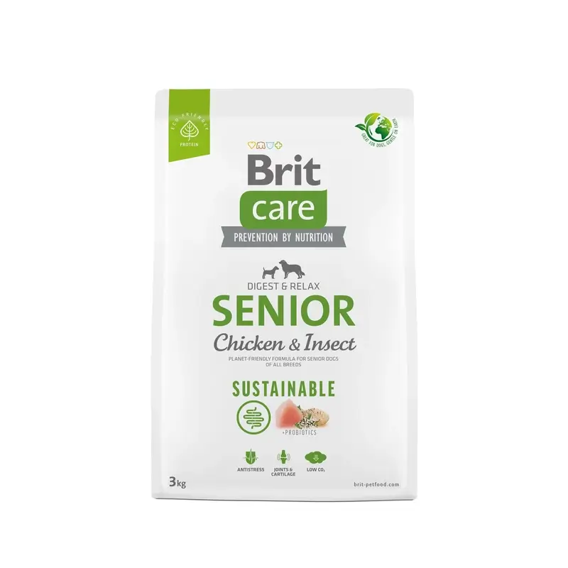 Brit Care Dog Sust- Senior Pollo 3Kg