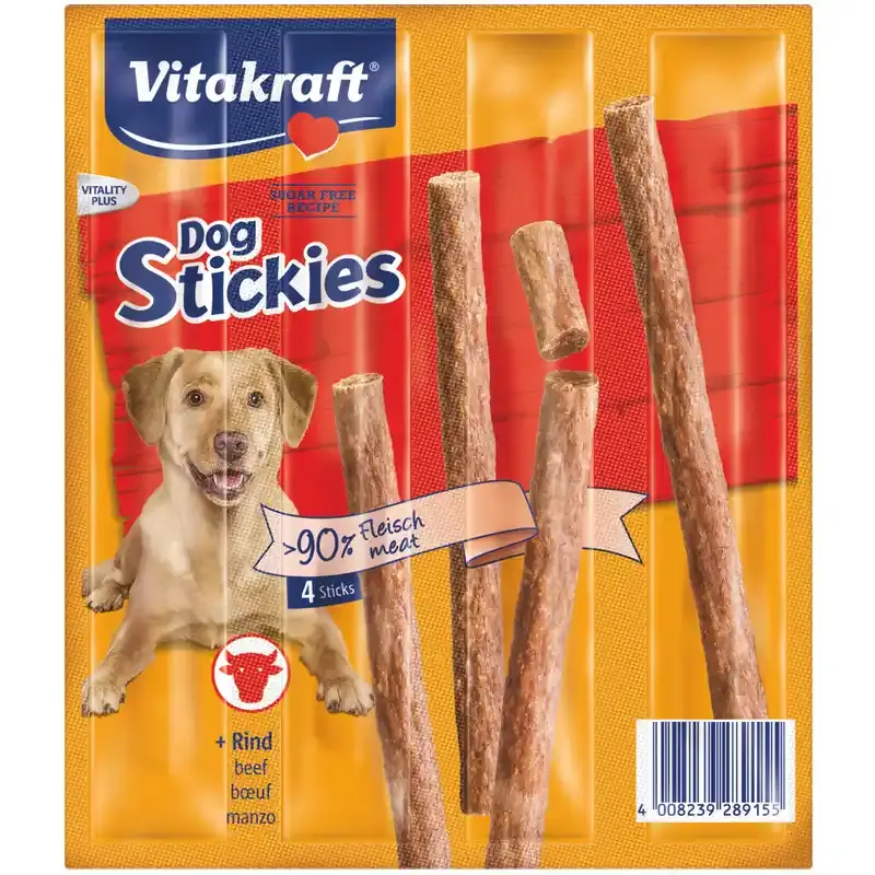 Vitakraft Dog Stickies Buey 14x44 gramos