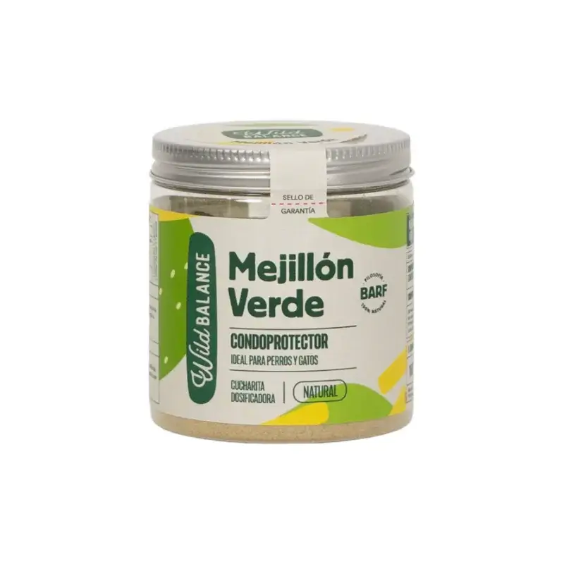Wild Balance Mejillón Verde Suplemento Natural Perros y Gatos 100g