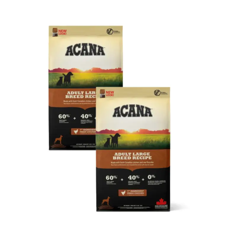 Acana Canine Adult Heritage Razas Grandes Pack 2 x 11,4Kg pienso para perros