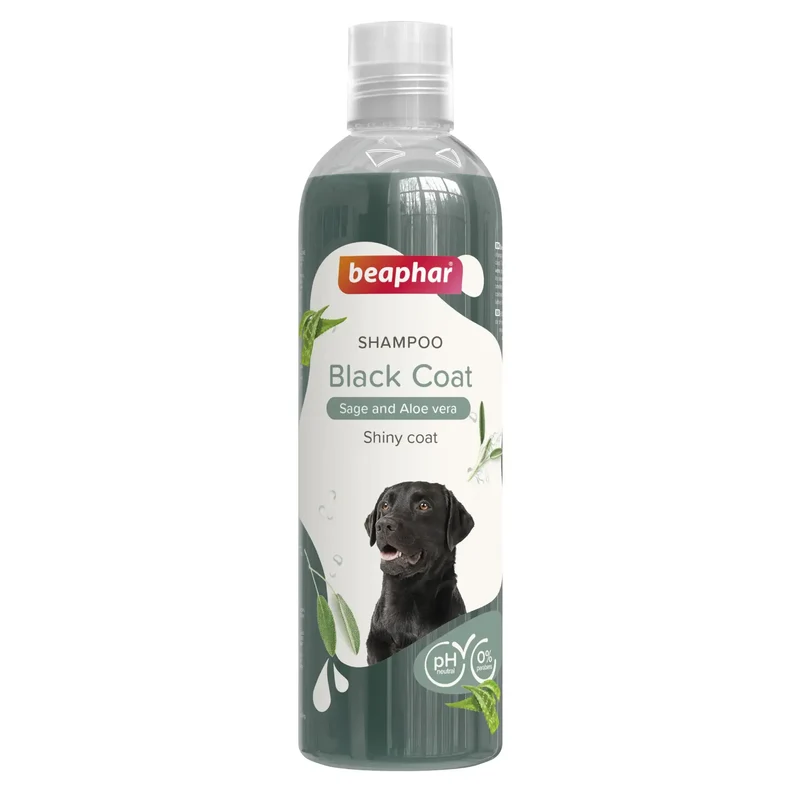 Beaphar Champu Perros Pelo Negro, 250 ml