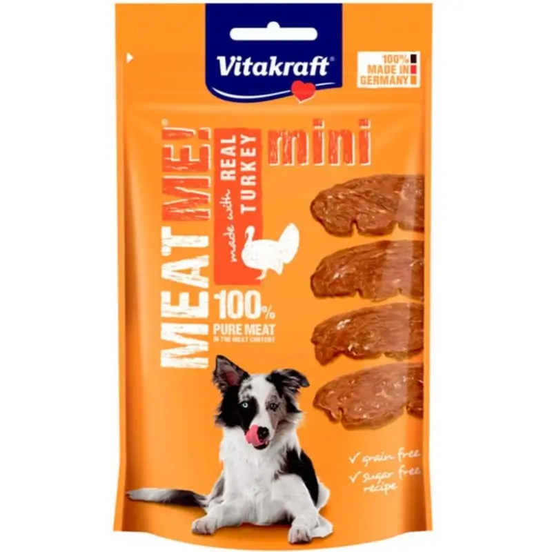 Vitakraft Meat Me Pavo Mini 8x60 gramos