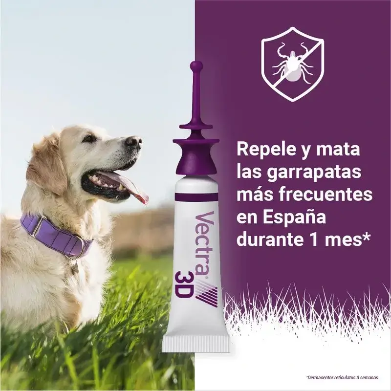 Vectra 3D Perro 1,5-4 Kg, Pack 2 x 3 Pipetas