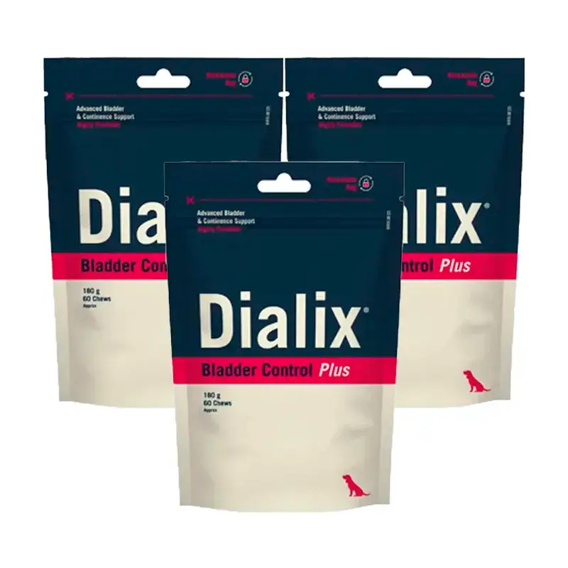 Vetnova Dialix Bladder Control Plus, Pack 3 x 60 Chews