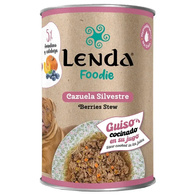 Lenda Foodie Perro Cazuela Silvestre, 12x400 gr