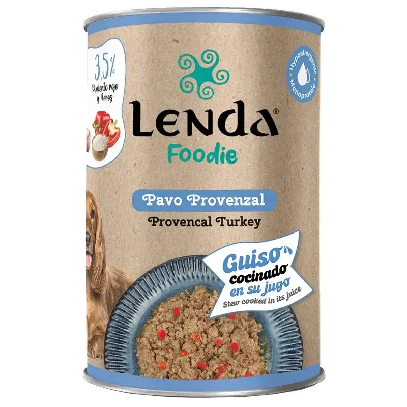 Lenda Foodie Perro Pavo Provenzal, 12x400 gr