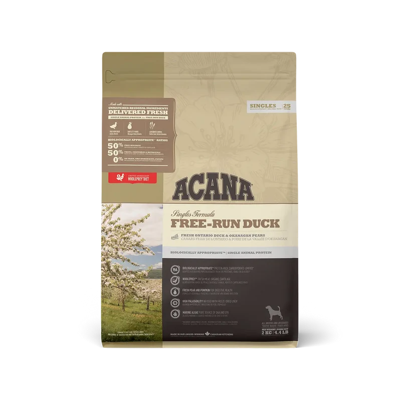 Acana Canine Adult Free Run Pato 2Kg pienso para perros