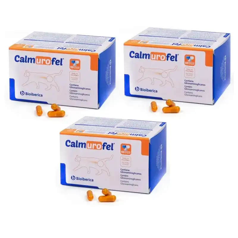 Calmurofel, Pack 3 x 120 cápsulas