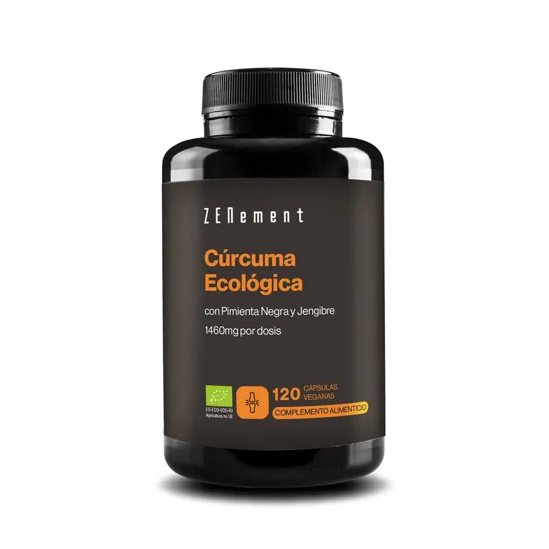 Zenement Cúrcuma Ecológica, 120 cápsulas veganas