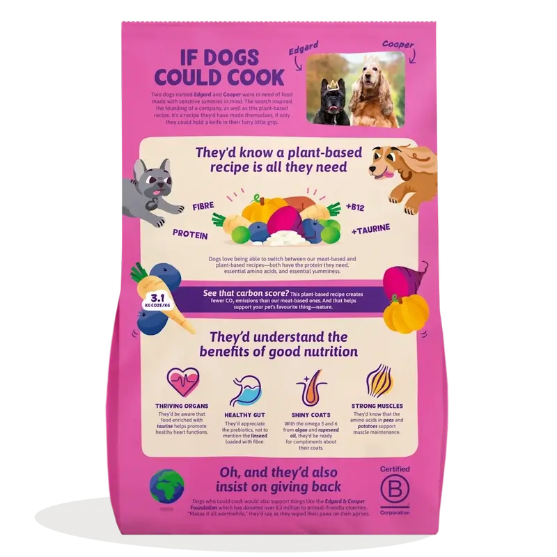 Edgard & Cooper Pienso Para Perros Adultos Medianos Con Remolacha Y Calabaza , 7 kg