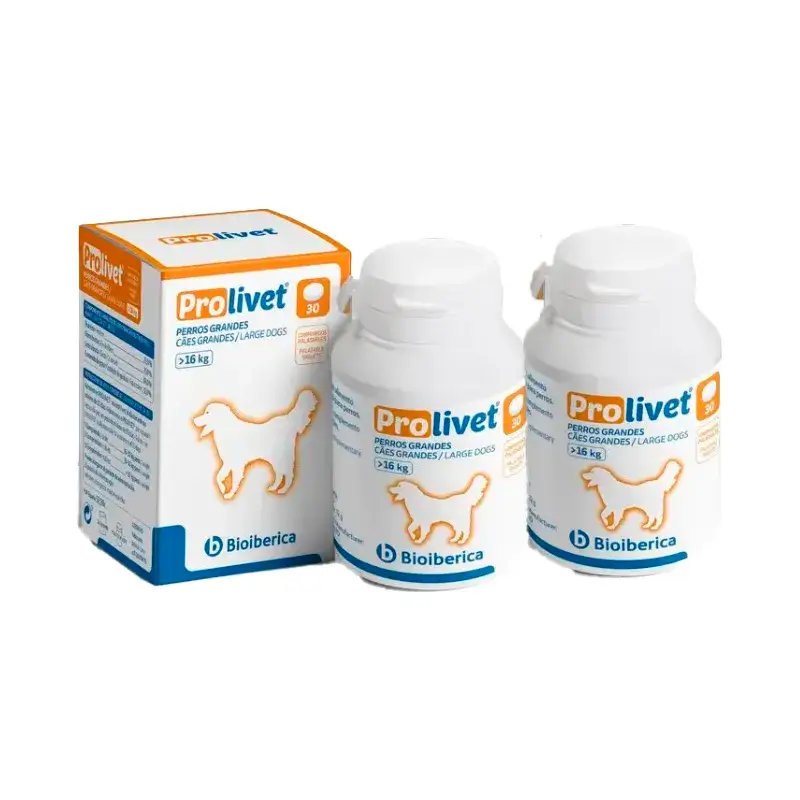 Prolivet Perros Grandes, Pack 2 x 30 Comprimidos