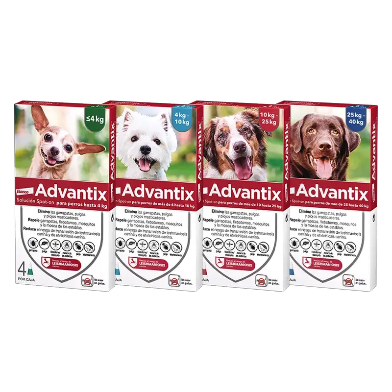 Advantix Mono Pipeta, 2,5 Ml 10-25Kg, 2 Unidades