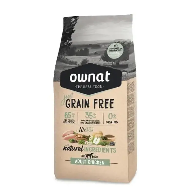 Ownat Just Canine Adult Grain Free Pollo 14Kg